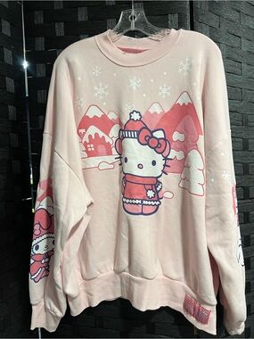 Sanrio Hello Kitty Pale Pink Pullover